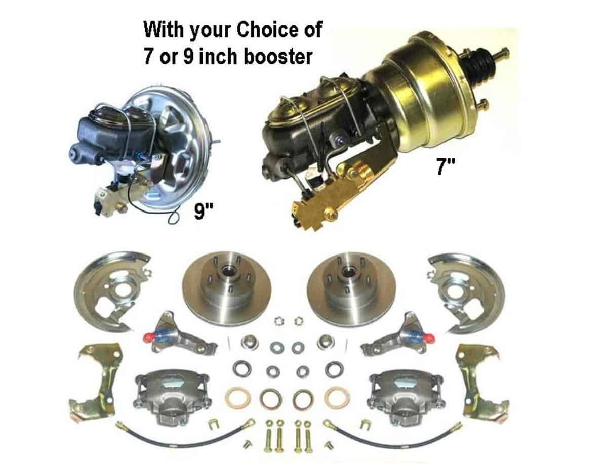 A Disc Brake FRONT Kit: 67-69F & 68-72 Nova FULL KIT - Std